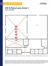 410 S Perry Ln, Tempe, AZ for lease Floor Plan- Image 1 of 7