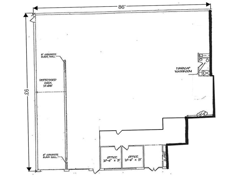 115 N Brandon Dr, Glendale Heights, IL for lease - Floor Plan - Image 2 of 2