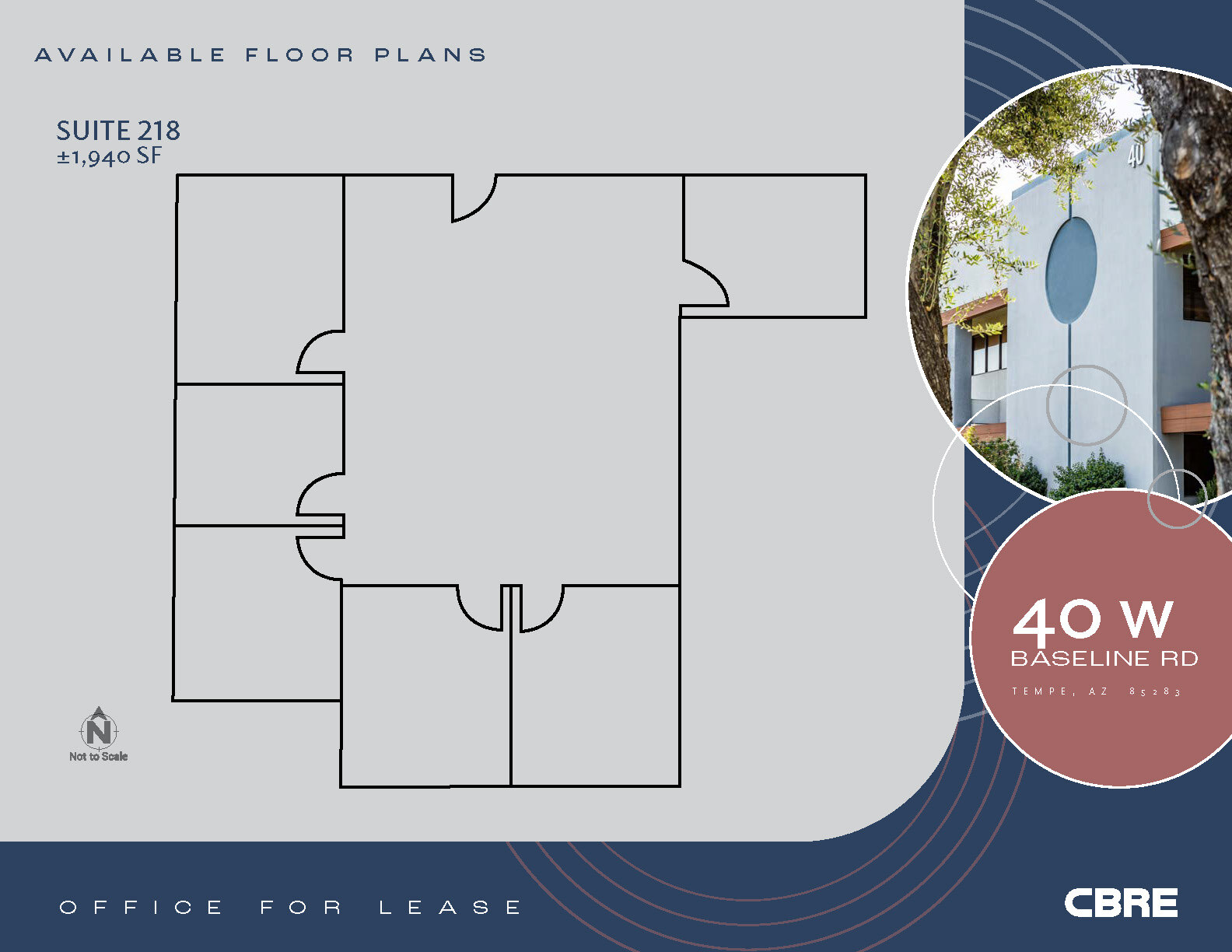 40 W Baseline Rd, Tempe, AZ for lease Floor Plan- Image 1 of 1