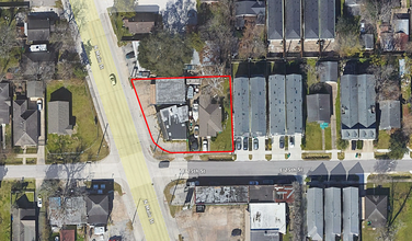 6500 N Main St, Houston, TX - aerial  map view