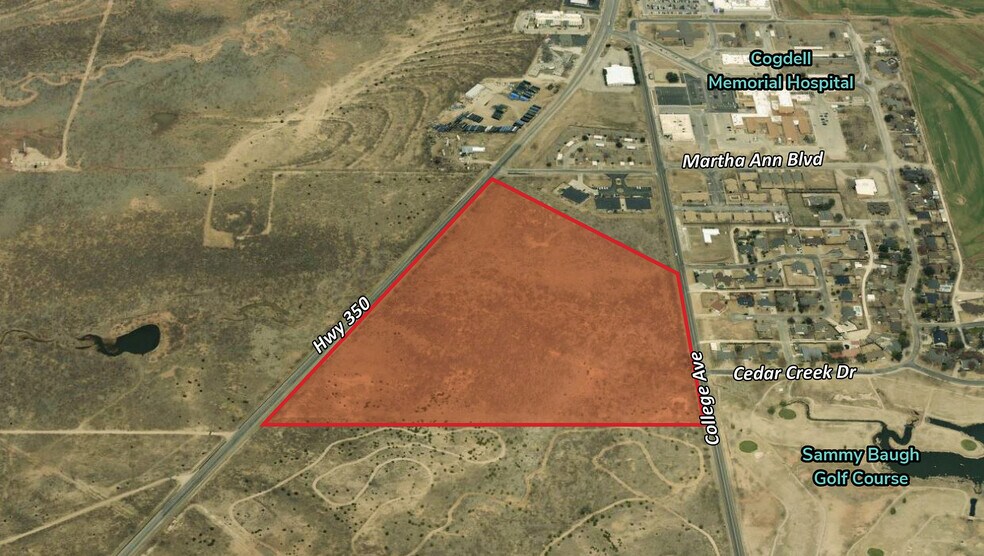 College Ave and TX-350, Snyder, TX for sale - Building Photo - Image 1 of 3