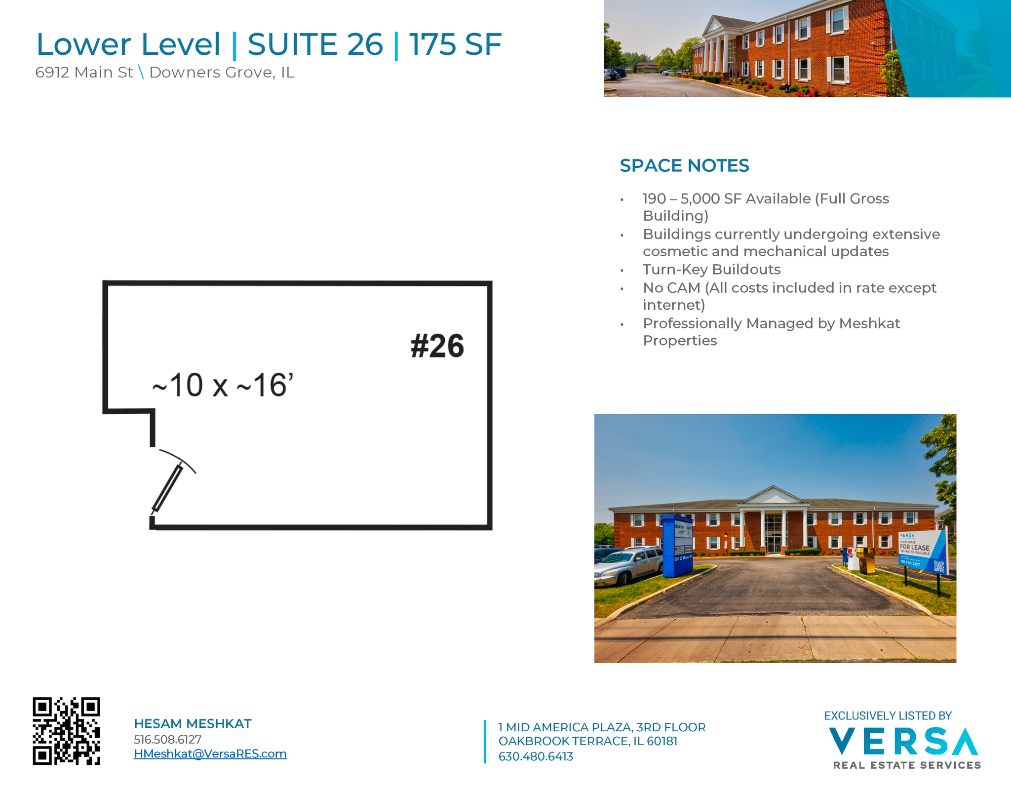 6912 Main St, Downers Grove, IL for lease Floor Plan- Image 1 of 1