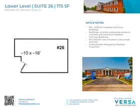 6912 Main St, Downers Grove, IL for lease Floor Plan- Image 1 of 1