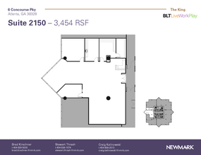 6 Concourse Pky NE, Atlanta, GA for lease Floor Plan- Image 1 of 1