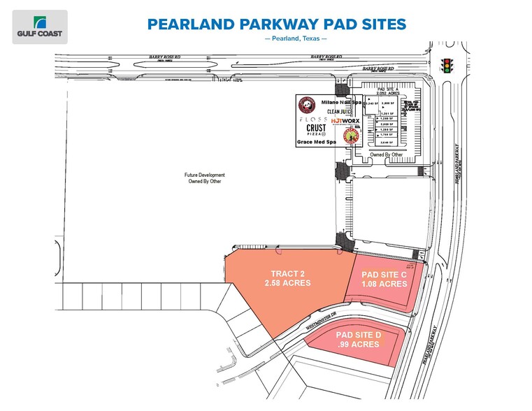 2110 Pearland Pky, Pearland, TX for lease - Site Plan - Image 2 of 2