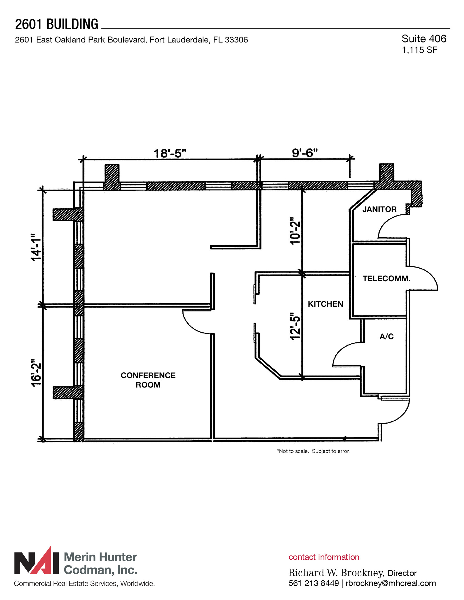 2601 E Oakland Park Blvd, Fort Lauderdale, FL for lease Floor Plan- Image 1 of 1