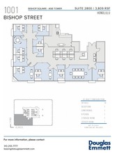 1001 Bishop St, Honolulu, HI for lease Floor Plan- Image 1 of 1