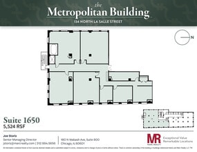 134 N LaSalle St, Chicago, IL for lease Floor Plan- Image 1 of 1