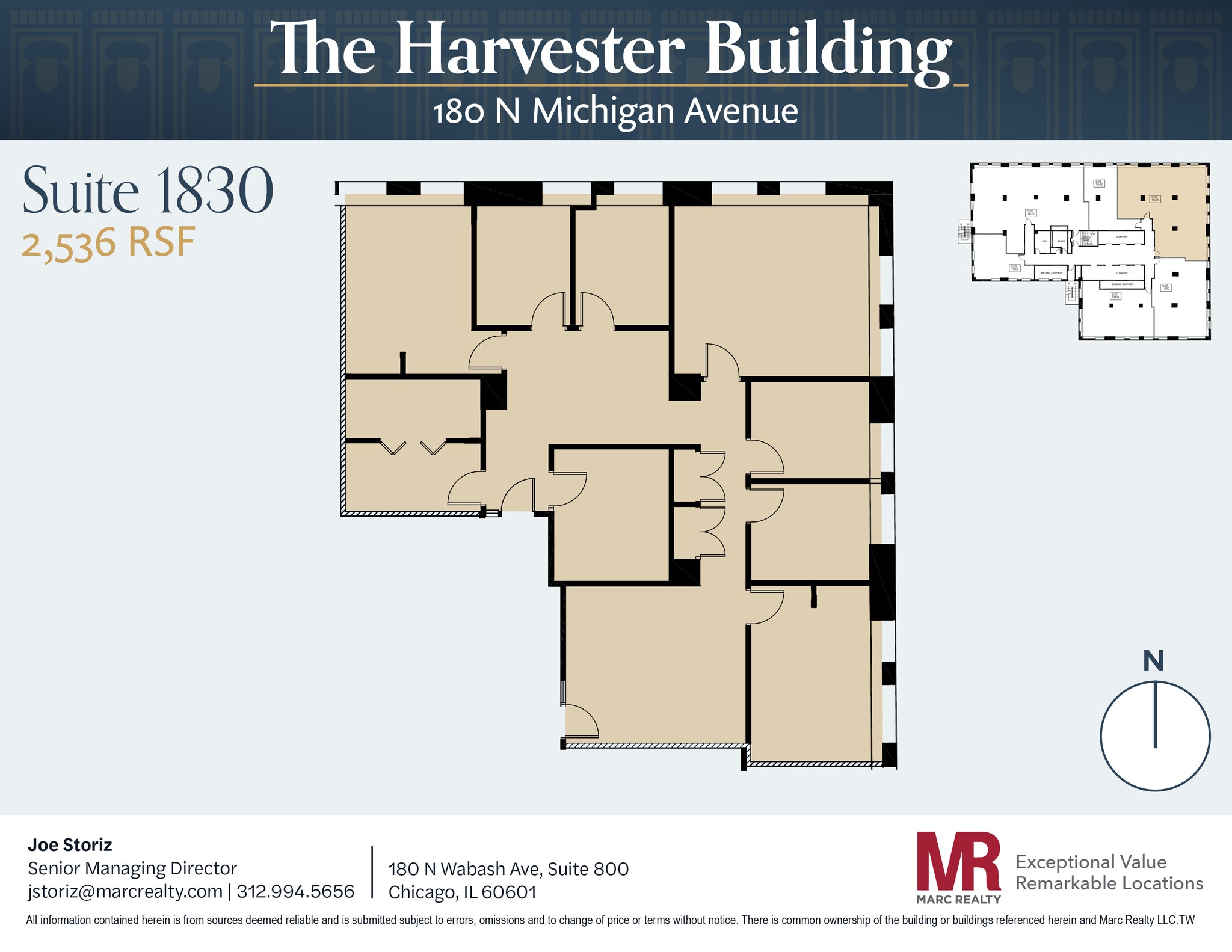 180 N Michigan Ave, Chicago, IL for lease Floor Plan- Image 1 of 1