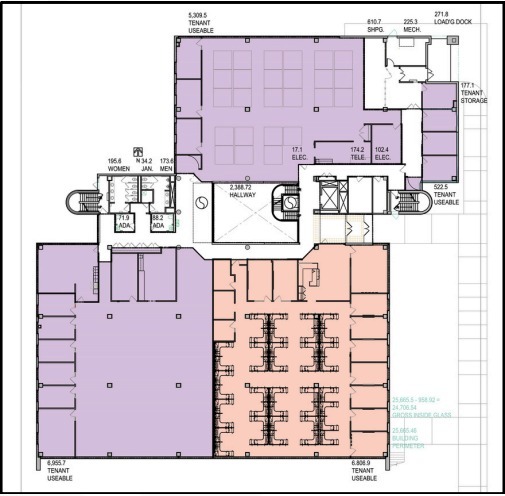 6499 University Ave NE, Fridley, MN for lease Floor Plan- Image 1 of 2