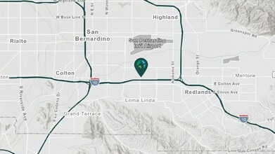 1861 Mountain View, Redlands, CA - AERIAL  map view