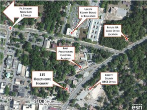 115 Oglethorpe Professional Ct, Savannah, GA - aerial  map view