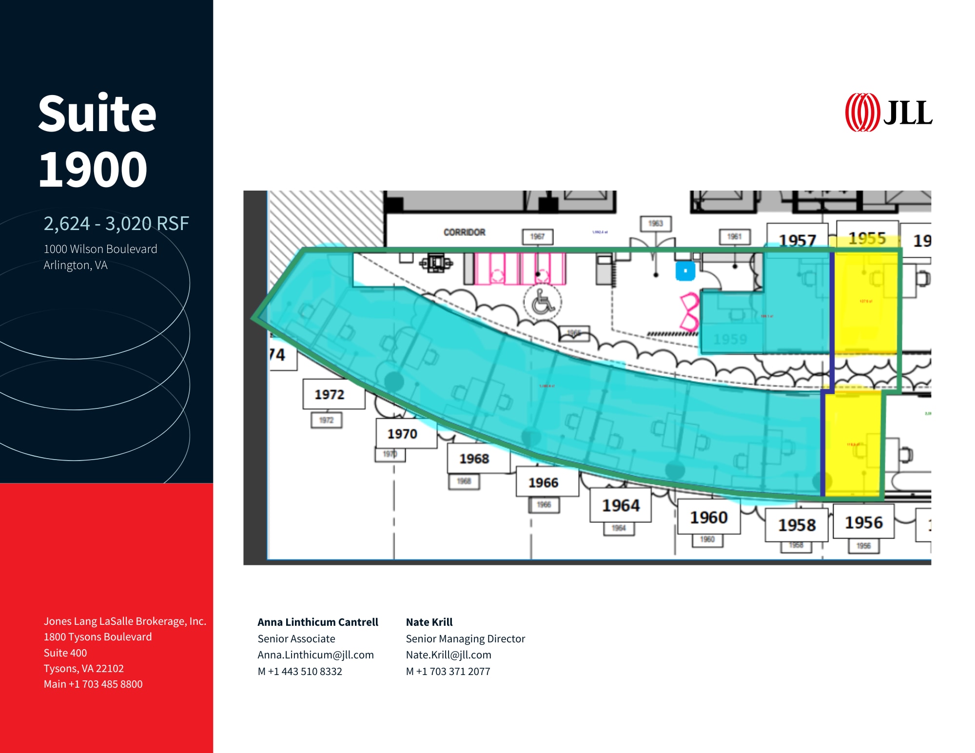 1000 Wilson Blvd, Arlington, VA for lease Floor Plan- Image 1 of 1