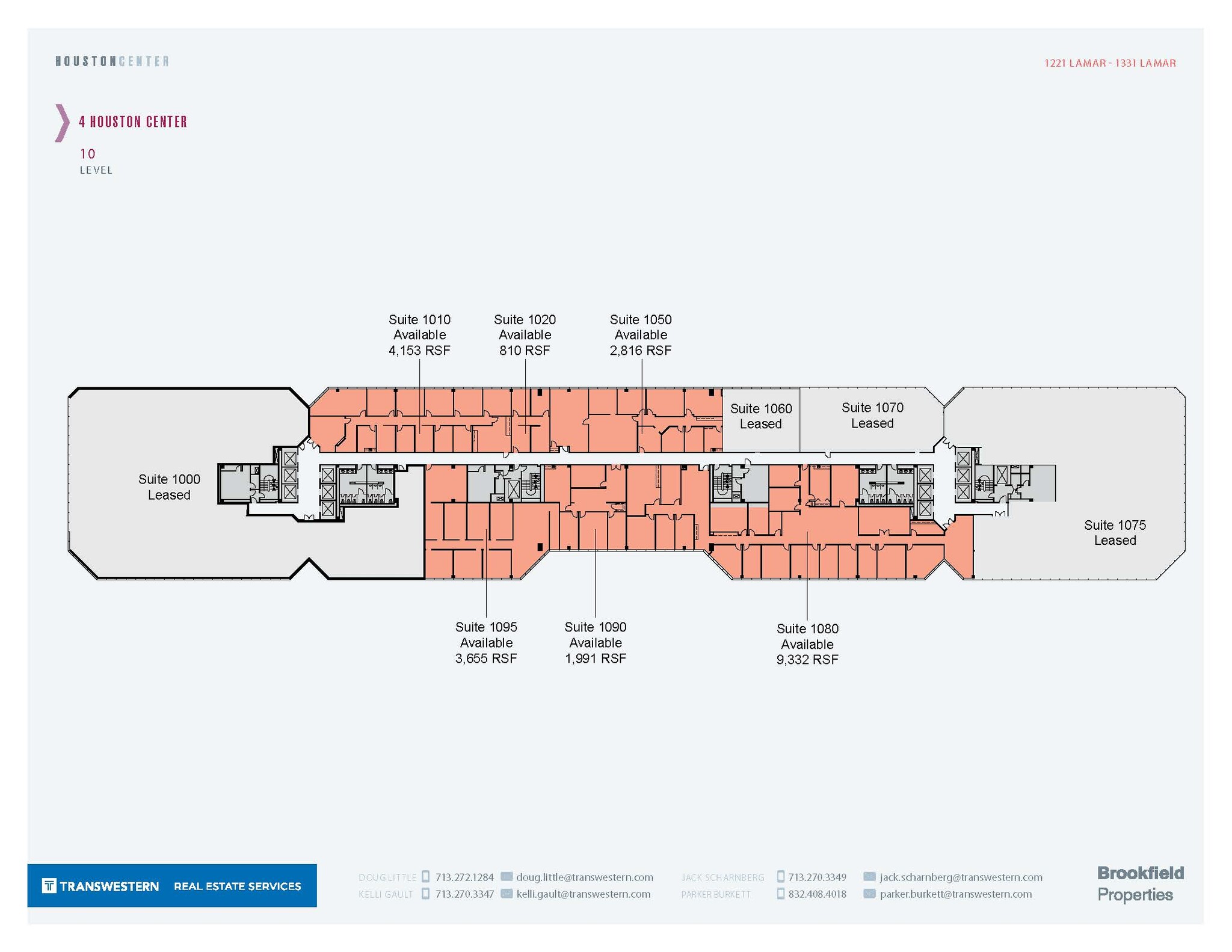 1331 Lamar St, Houston, TX for lease Floor Plan- Image 1 of 1