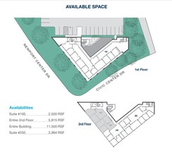 190 Newport Center Dr, Newport Beach, CA for lease Floor Plan- Image 1 of 1