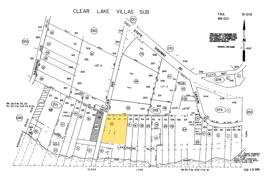 2730 Lakeshore Blvd, Upper Lake, CA for sale - Plat Map - Image 2 of 27