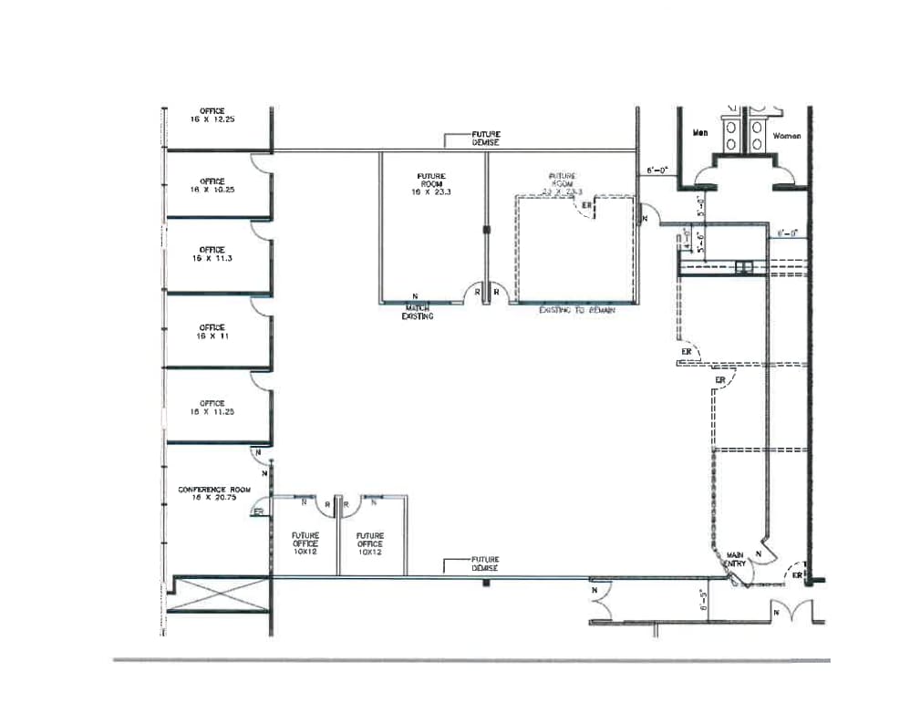 100 Avenida La Pata, San Clemente, CA for lease Floor Plan- Image 1 of 1
