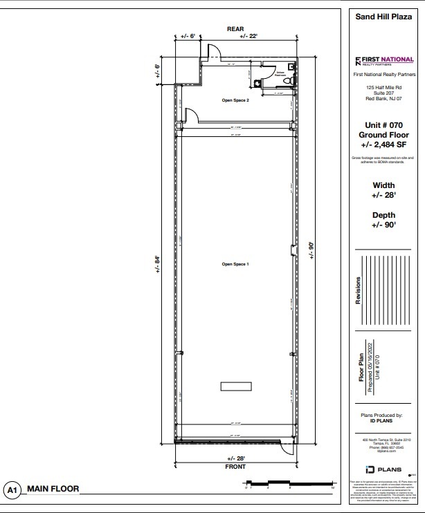 228 S Main St, Newtown, CT for lease Floor Plan- Image 1 of 3