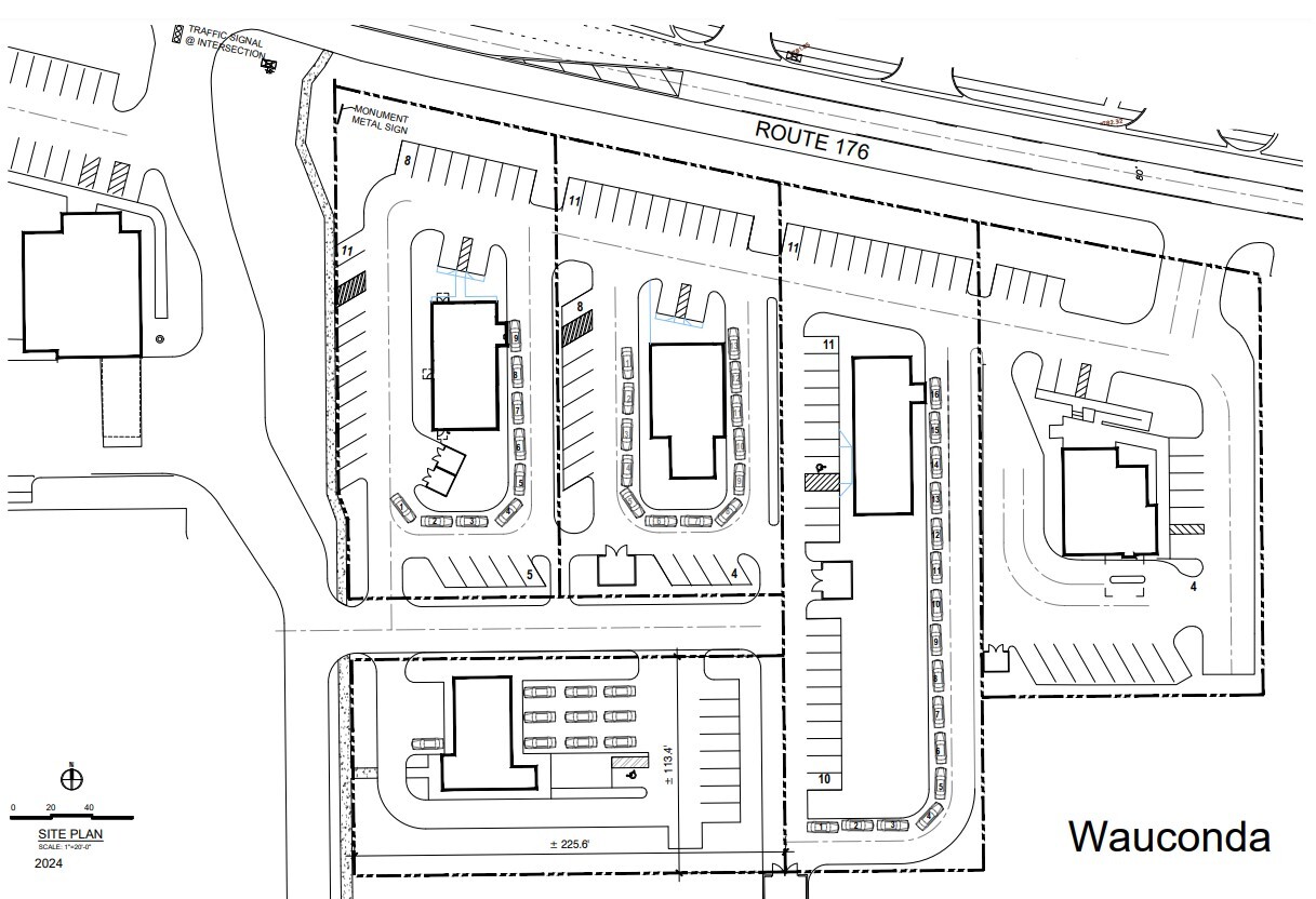 474-480 W Liberty St, Wauconda, IL for lease Site Plan- Image 1 of 4