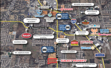 S Bellview Rd, Rogers, AR - aerial  map view - Image1