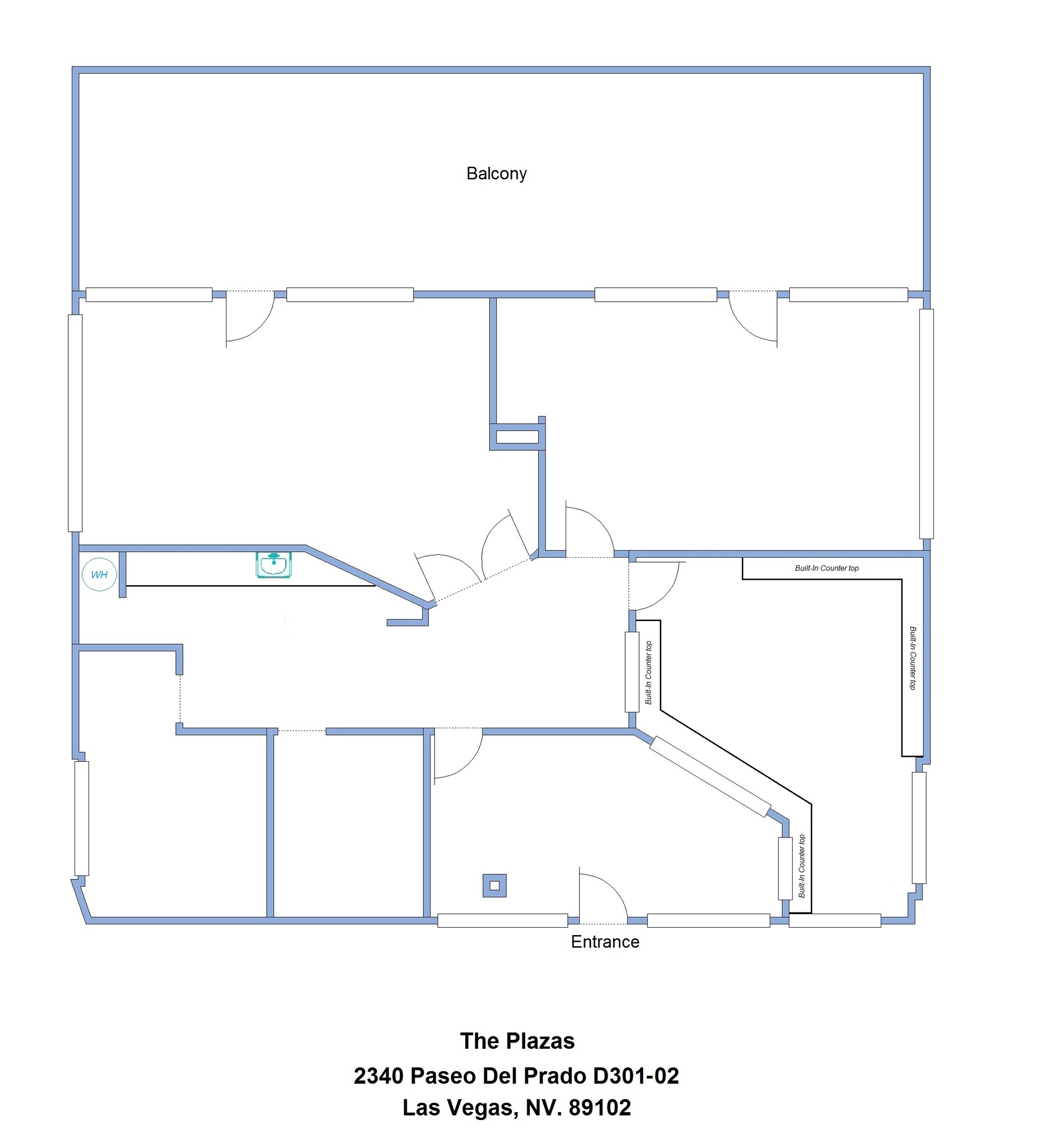 2310 Paseo Del Prado, Las Vegas, NV for lease Floor Plan- Image 1 of 1