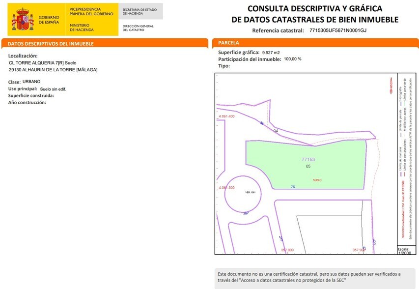 Sector Ur - Tq, 01, Alhaurín de la Torre, Málaga for sale - Building Photo - Image 3 of 13