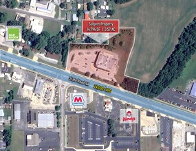 1010 E State Road 44, Shelbyville, IN - aerial  map view