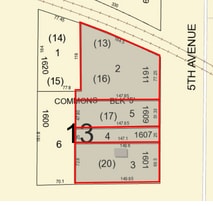 1601 - 1611 5th Ave - 4 lot assemblage - Brewery