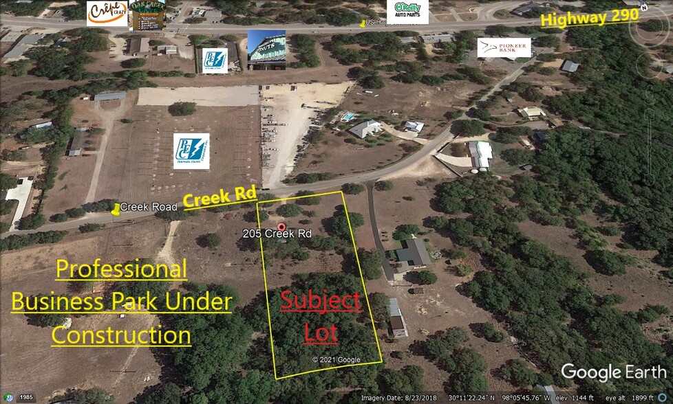 205 Creek Rd, Dripping Springs, TX for sale - Aerial - Image 1 of 1