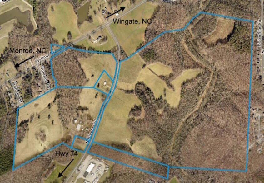 409 N Bivens Rd, Monroe, NC for sale - Aerial - Image 1 of 1