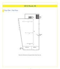 3510 Route 46, Parsippany, NJ for lease Floor Plan- Image 2 of 2