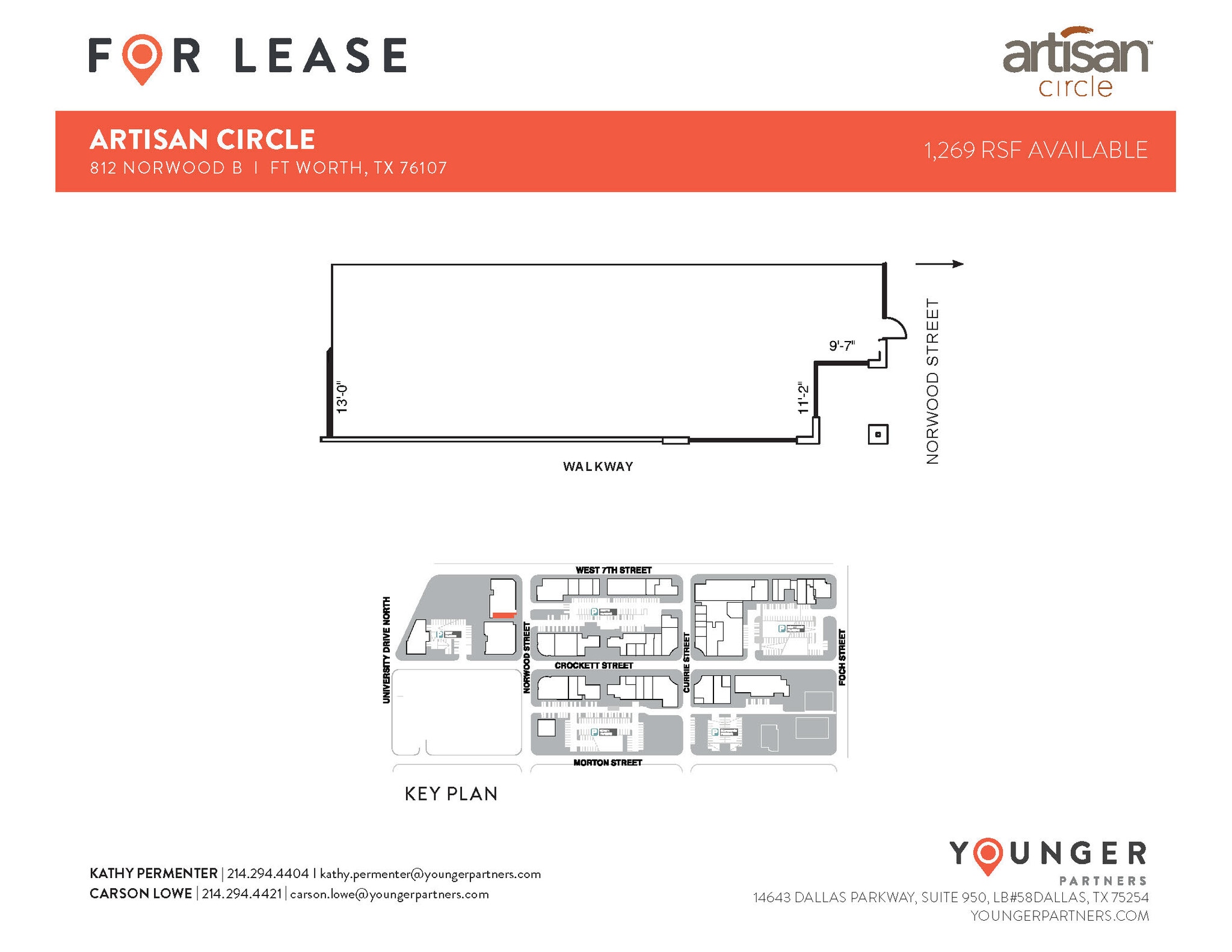 2973 W 7th St, Fort Worth, TX for lease Floor Plan- Image 1 of 1