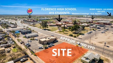 941-961 S Main St, Florence, AZ - aerial  map view