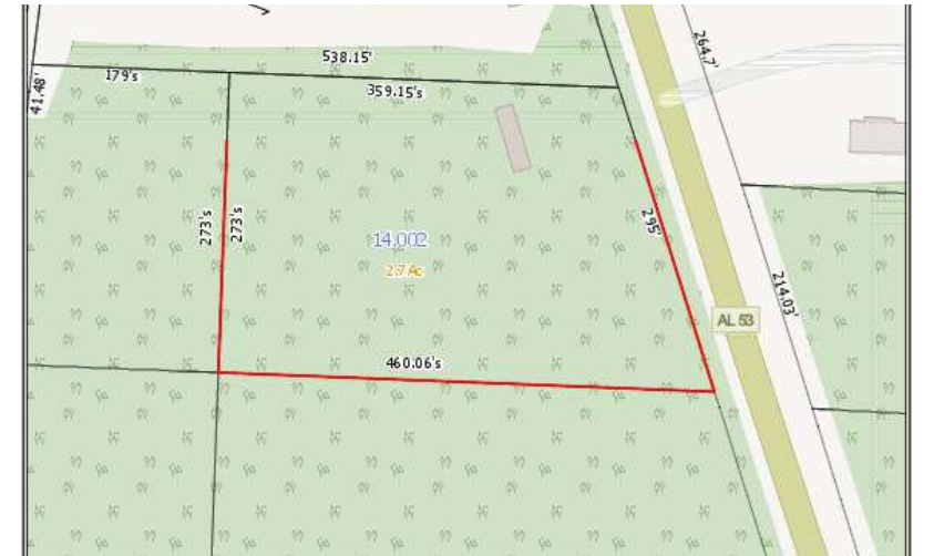 11858 Cottonwood Rd, Cottonwood, AL for sale - Plat Map - Image 3 of 3