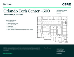 12479 Research Pky, Orlando, FL for lease Floor Plan- Image 1 of 1