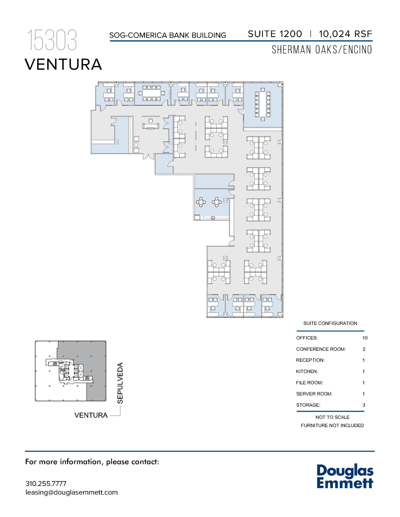 15301 Ventura Blvd, Sherman Oaks, CA for lease Floor Plan- Image 1 of 1