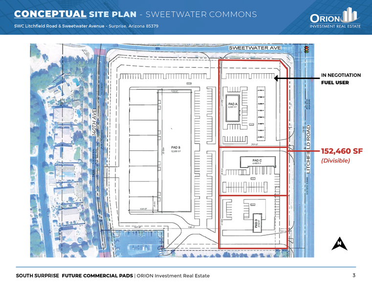 12784 N Litchfield Rd, Surprise, AZ for sale - Site Plan - Image 3 of 7