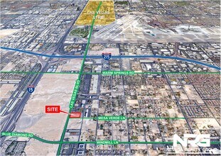 S Las Vegas Blvd, Las Vegas, NV - AERIAL map view - Image1