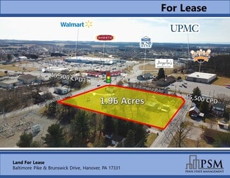 More details for 1750 Baltimore Pike, Hanover, PA - Land for Lease