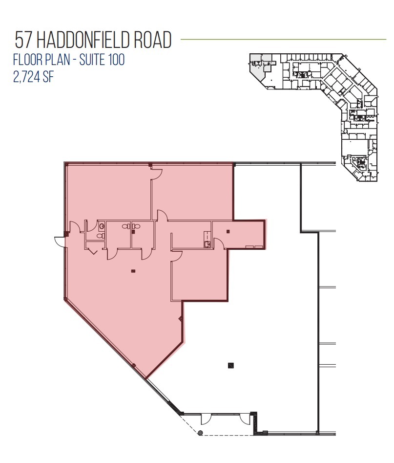 53 Haddonfield Rd, Cherry Hill, NJ for lease Floor Plan- Image 1 of 1