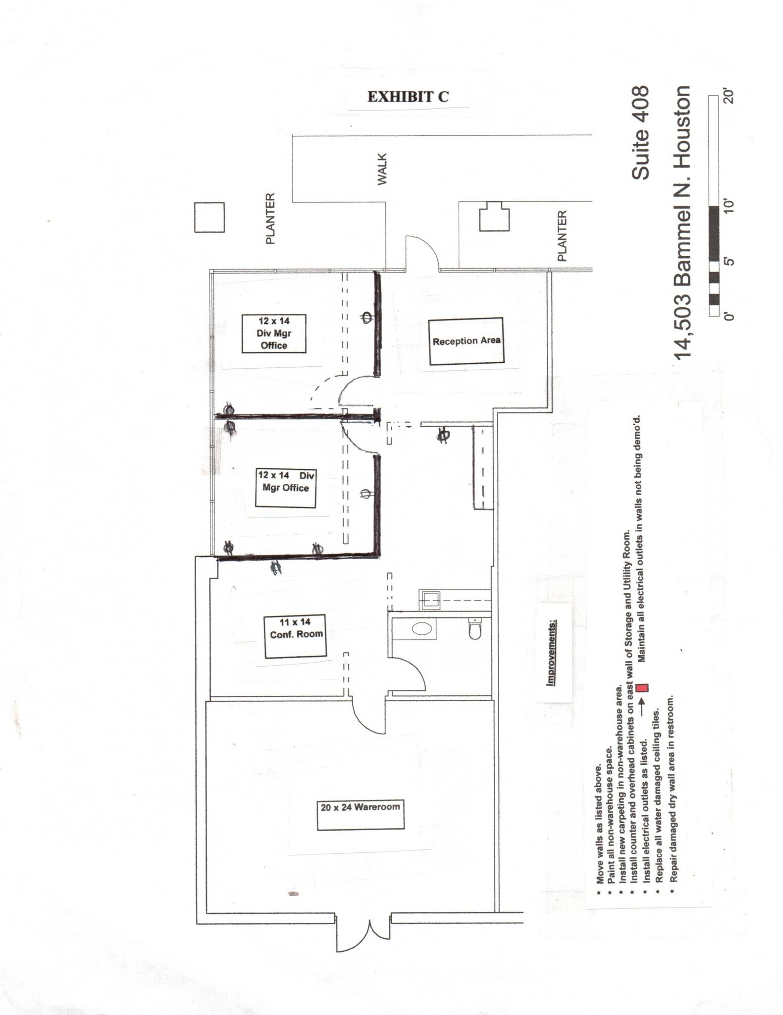 14503 Bammel North Houston Rd, Houston, TX for lease Site Plan- Image 1 of 1