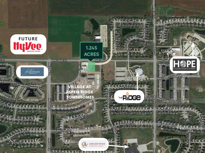 1200 NW 36th St, Ankeny, IA 50021 Aspen Ridge Commercial Land