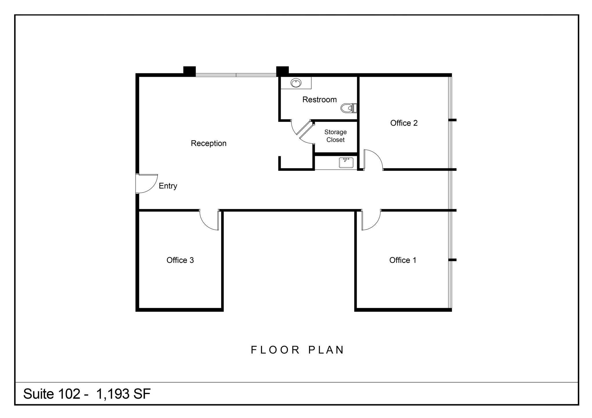 776 E Shaw Ave, Fresno, CA for sale Floor Plan- Image 1 of 1