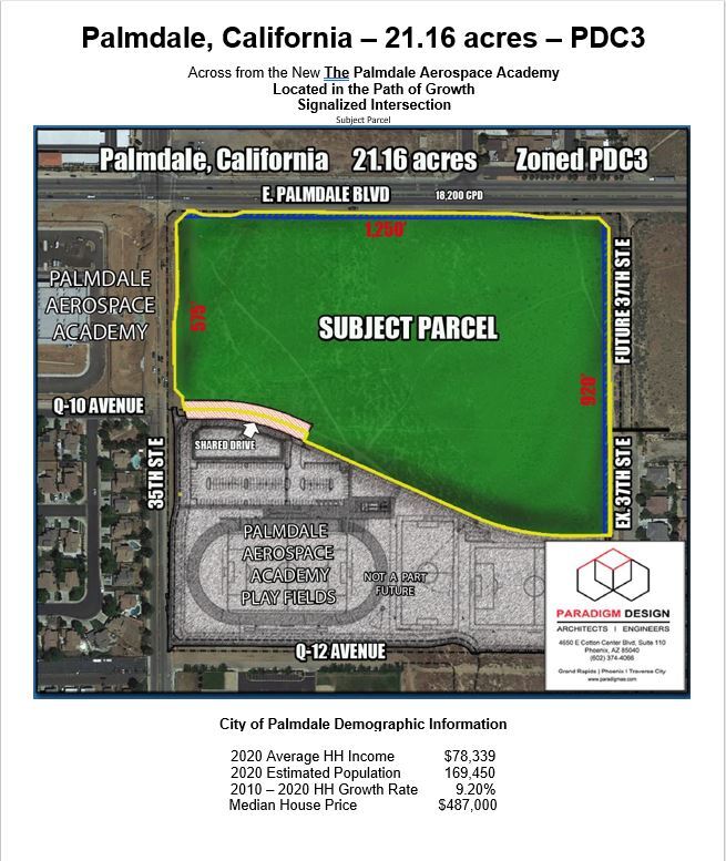 3600 E Palmdale Blvd, Palmdale, CA for sale Primary Photo- Image 1 of 7