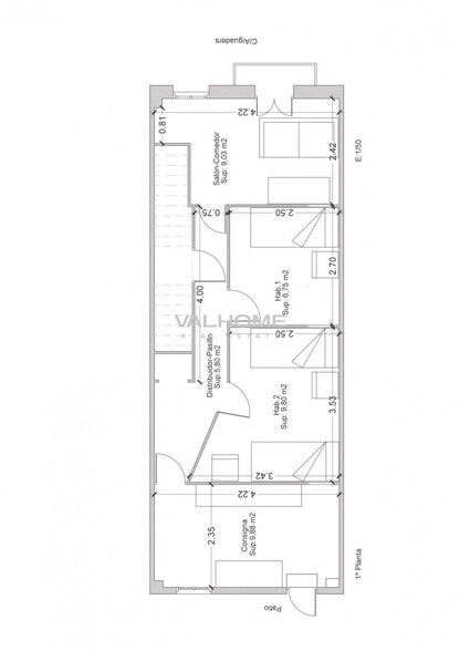 Multifamily in Manresa, Barcelona for sale - Typical Floor Plan - Image 2 of 4