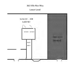 365 SW Villa Rica Way, Marietta, GA for lease Floor Plan- Image 1 of 1