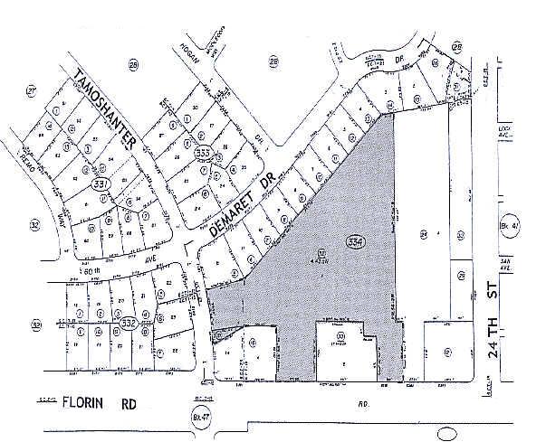 2245-2251 Florin Rd, Sacramento, CA for sale - Plat Map - Image 2 of 3