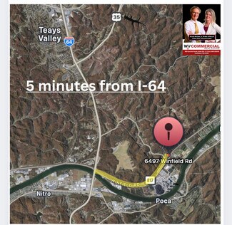 More details for 6497 Winfield Rd, Winfield, WV - Land for Lease