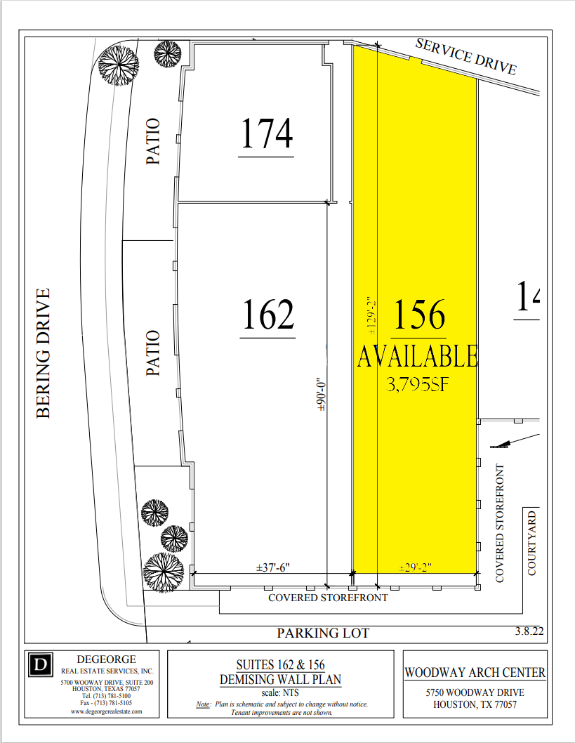 5750 Woodway Dr, Houston, TX for lease Floor Plan- Image 1 of 1