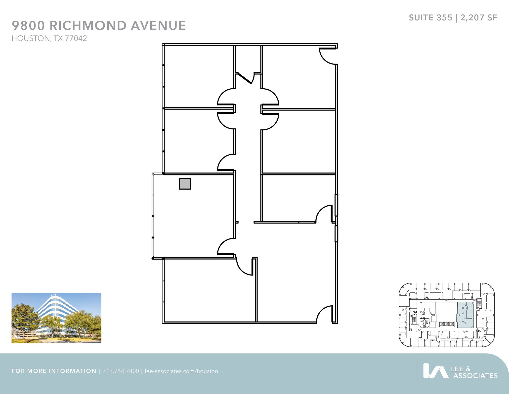 9800 Richmond Ave, Houston, TX for lease Floor Plan- Image 1 of 1